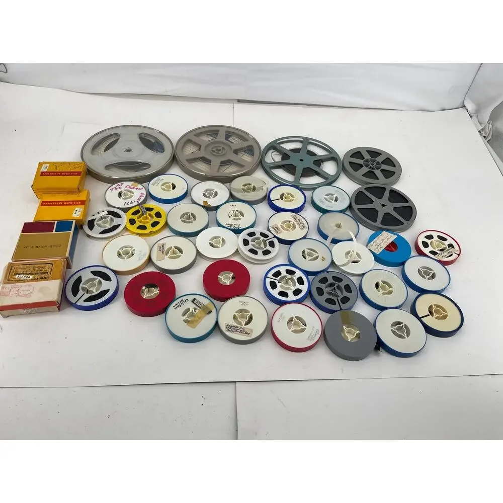 Large Lot of Vintage 8mm & Super 8 Home Movie Film Reels Kodachrome Estate